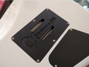 san dimas charvel pro mod tremolo arka plaka yedek kapağı müzik gitar 3d print model - Mito3D