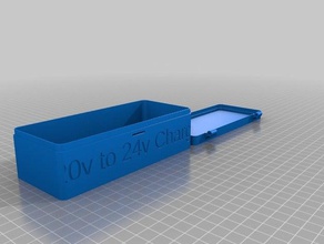 meine angepasste aufklappbaren box Organisation 3d print model - Mito3D