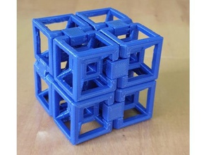 infinite torture cube toy game accessories fidget fun infinity kobayashi overhang test printer 3d print model - Mito3D