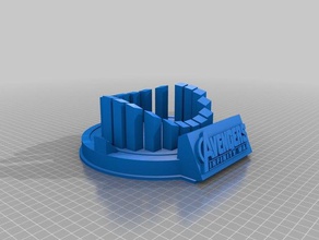 infinity gauntlet stand- shortened props war 3d print model - Mito3D
