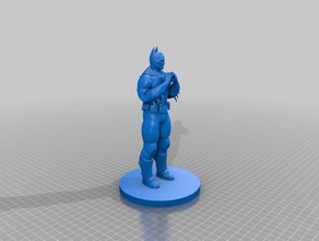 &lt3 batman esculturas 3d estatueta a figura coração nas mãos amor 3d print model - Mito3D