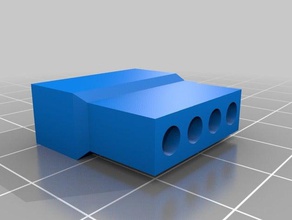 icom autotunner 4pin plug eletrônica 3d print model - Mito3D