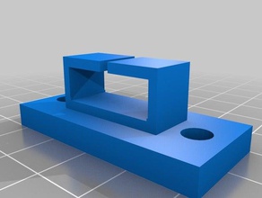 verstellbarer x-nal de curso 3d impressão anet cubo a8 3d print model - Mito3D