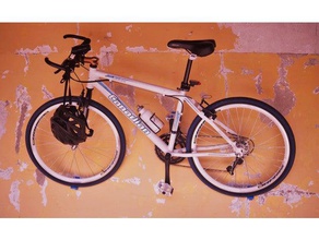 bisiklet duvar tutucusu spor açık havada araçları kanca 3d print model - Mito3D