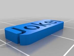 joker signos logotipos personalizado 3d print model - Mito3D