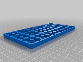 tray organization customized 3d print model - Mito3D