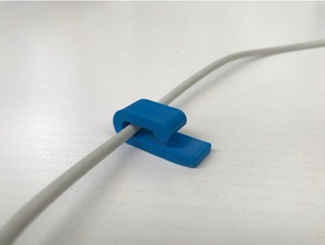 clip pour câble de garde l'organisation guide-câble la gestion des câbles 3d print model - Mito3D