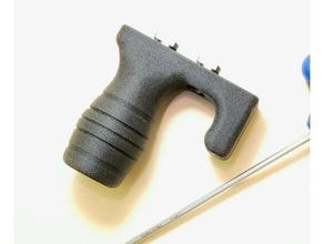 verticale foregrip mp5k stile m-lok altri ar15 grip pistole mlok 3d print model - Mito3D