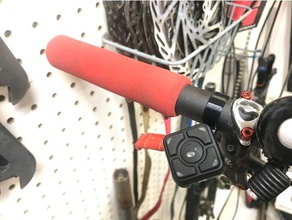 sotto attacco manubrio bontrager transmitr telecomando si accende sport all'aperto bicicletta luce della del monte supporto per moto bici leggera controllo remoto trasmettitore 3d print model - Mito3D