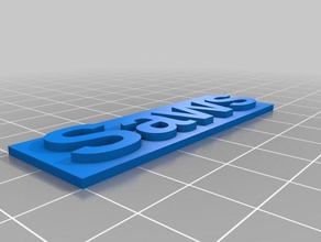 las sierras organización personalizado 3d print model - Mito3D