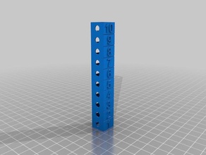 calibration tower 3d printing tests temperature 3d print model - Mito3D