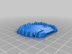 hobbit porta de pedra 3d impressão 3d print model - Mito3D