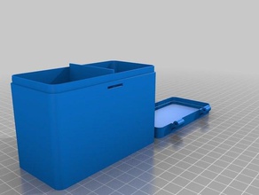 aufklappbare box 100 50 70 mm - Organisation angepasst 3d print model - Mito3D