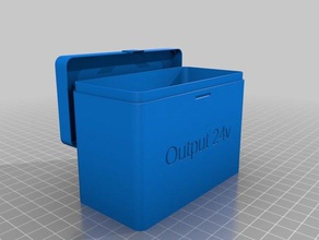 102 52 75 menteşeli kutu organizasyon özelleştirilmiş 3d print model - Mito3D