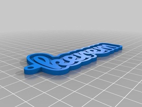 kerem keychains customized 3d print model - Mito3D