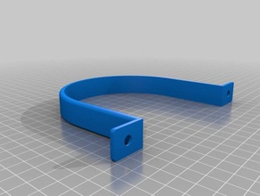 my customized pipe clip 110 v2 diy 3d print model - Mito3D