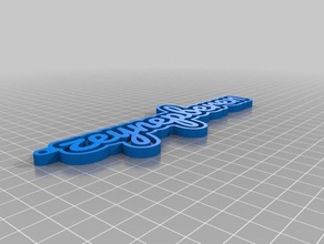zeynep beren Schlüsselanhänger angepasst 3d print model - Mito3D