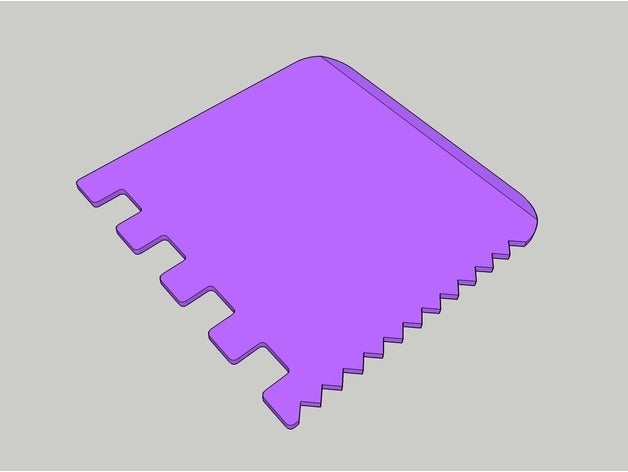 tile adhesive grout spreader diy glue tiler tiling 3D print model - Mito3D