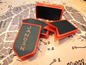 initiative tracker - Spielzeug Spiel Zubehör dungeons dragons rpg tabletop tabletop-Rollenspiel 3d print model - Mito3D