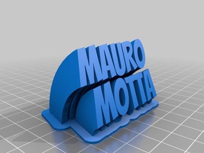 mauro testo1 office personalizzato 3d print model - Mito3D