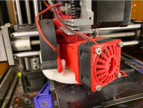 40mm fan guard trinus e3d printer parts 3d print model - Mito3D