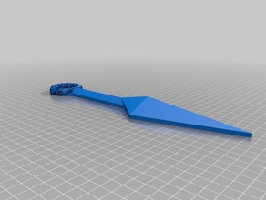 ninja kunai bıçak atma 3d baskı 3d print model - Mito3D