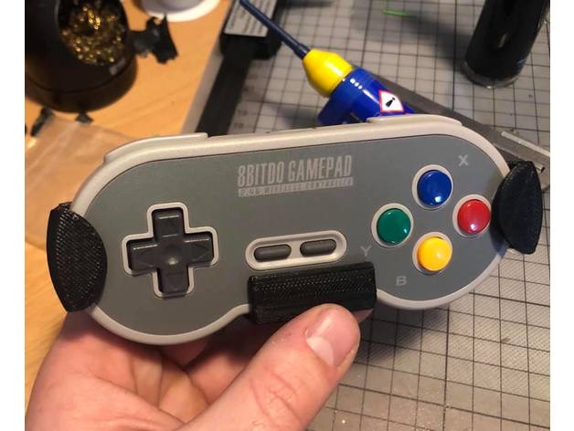 8bitdo snes controller wall mount other holder 3D print model - Mito3D