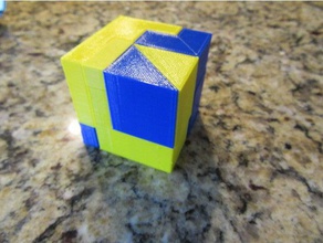 cubo de quebra-cabeça difícil quebra-cabeças mistério 3d print model - Mito3D