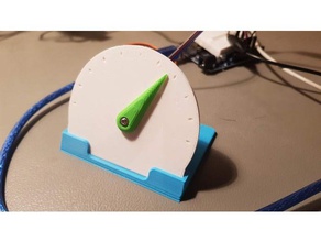 servo meter electronics 9g arduino micro voltmeter 3d print model - Mito3D