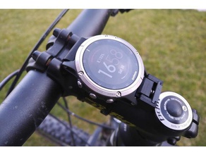 garmin fenix 5 quickfit supporto per la bici sport all'aperto 3d print model - Mito3D