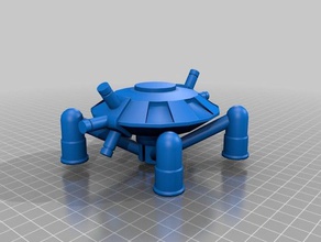 contra mech de araña modelo los robots juegos snes juguetes 3d print model - Mito3D