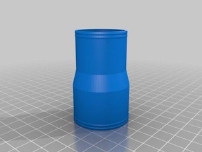 tube reducer diy customized 3d print model - Mito3D