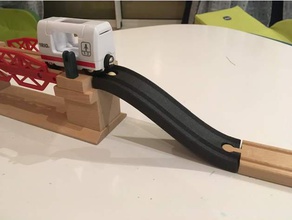 wooden rising track 144mm brio ikea toy game accessories railway train 3d print model - Mito3D