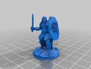 yarım elf mm çaplı druid oyunlar ejderhalar dungeons pathfinder rpg 3d print model - Mito3D