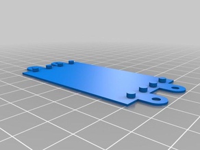 il mio personalizzato parametrico batteria aa casella di contatti elettronica 3d print model - Mito3D