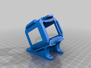 impulserc alien frame gopro session anti-jello mount vehicles 3d print model - Mito3D
