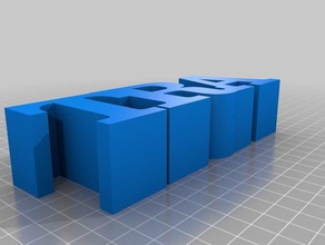 meu personalizados 3 cartas linha tra outros 3d print model - Mito3D