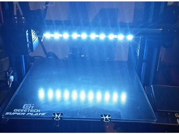 geeetech a10m led light bar 220mm 3d printer accessories illumination strip 3D print model - Mito3D