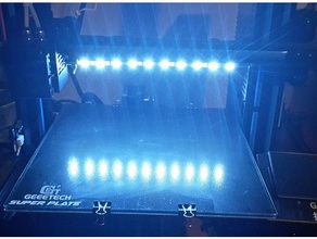 geeetech a10m led-Licht bar 220mm 3d Drucker - Zubehör Beleuchtung led-Leiste led-Streifen 3d print model - Mito3D