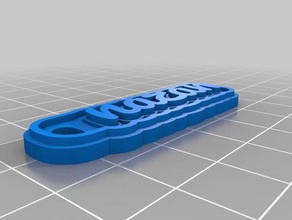 nazll keychains customized 3d print model - Mito3D