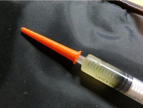 syringe nozzle 45mm tip flux paste dispenser electronics 3d print model - Mito3D