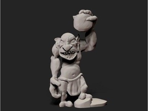 troll goblins, orcs 28mm jogos orks t9a tampo de mesa 9 anos idade 3d print model - Mito3D