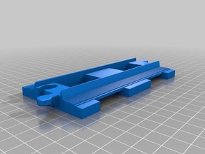 lego duplo piste de droite supportless longs ponts jouet jeu accessoires train 3d print model - Mito3D