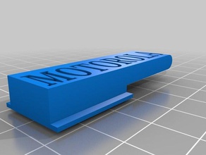 motorola xts 1500 clip bateria 3d impressão 3d print model - Mito3D