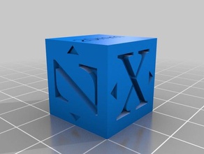 foolproof calibration cube 25mm 3d printing tests 20mm part practac 3d print model - Mito3D