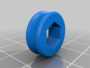 Hexagonal de 8 mm ronda pulgar la perilla mano herramientas el fpv 3d print model - Mito3D