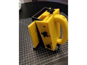 empurre o bloco de titular mão ferramentas 3d print model - Mito3D