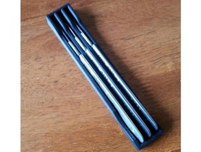 scalpel tray diy hobby knife storage 3d print model - Mito3D