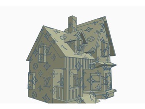 littérale de la maison louis vuitton des bâtiments les structures modèle remix 3d print model - Mito3D