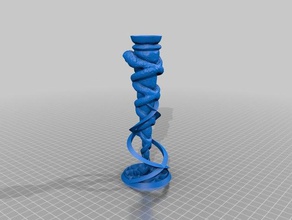 asclepiuscaduceus Mitarbeiter Bleistift-Halter Dekor 3d print model - Mito3D